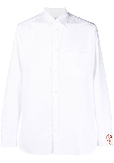 Camicia con colletto classico in bianco -GOLDEN GOOSE uomo GOLDEN GOOSE | GMP00246P00068110189